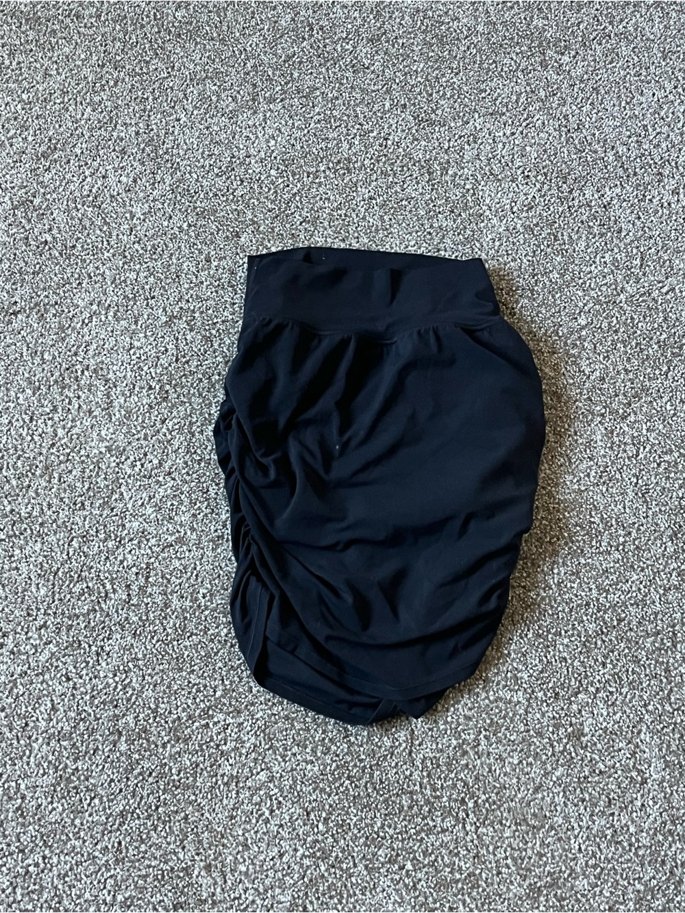 Athleta Women’s Medium Black Ruched Skort Bottom